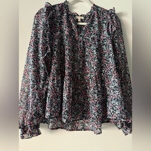 Beltaine Floral Blouse